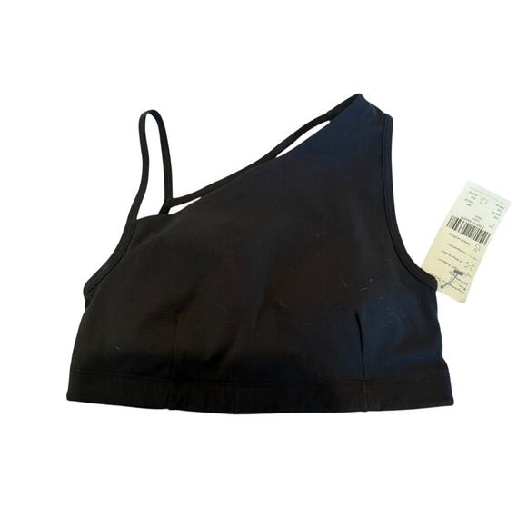 NWT Sweaty Betty Women's Black Asymmetric One Shoulder Sculpt Sports Bra Size S - Picture 4 of 8